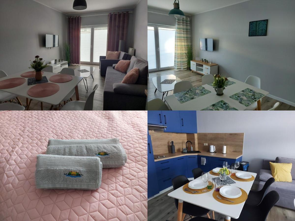 Apartamenty Z Tarasami "Mietowy Spokoj 15" "Romantyczna Szarosc 16" "Niebieska Elegancja 17" Maksymalnie Dla 6 Osob Pobierowo Exteriör bild