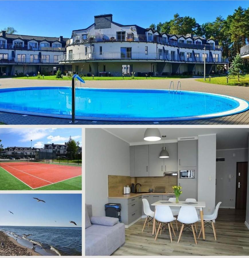 Apartamenty Z Tarasami "Mietowy Spokoj 15" "Romantyczna Szarosc 16" "Niebieska Elegancja 17" Maksymalnie Dla 6 Osob Pobierowo Exteriör bild